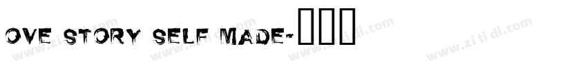 ove Story Self Made字体转换